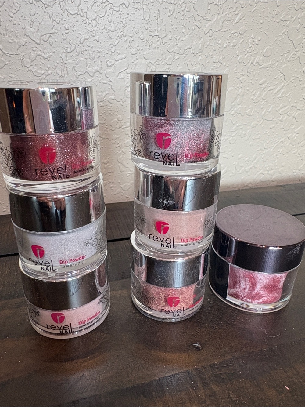 Glitter Dip Powder Set - Reds and Coppers